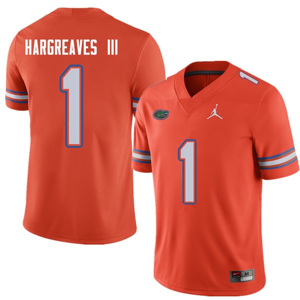 Jordan Brand Men #1 Vernon Hargreaves III Florida Gators College Football Jerseys Orange